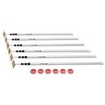 Zipwall SLP6 Dust Barrier System,pack Of (6)12FT Pole 9VD17. Fixed Price $521.06.