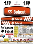 Fits Bobcat 430 Zhs Mini Excavator Decal Kit - 3M Vinyl Free Shipping. Fixed Price $170.00.