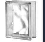 Seves Nubio 6X8X3 Wave Pattern Glass Block (10-PACK) 0683. Fixed Price $125.00.