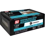 Steel Ring Shank Roofing Nails #10 X 1-3/4 With Neoprene Washers (1 Lb.-pack). Fixed Price $10.38.