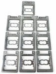 Erico Caddy MP2S Double-gang Low Voltage Mounting Plate **lot Of 10**. Fixed Price $27.99.
