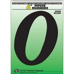 30210 Hy-ko 6 In. Black Gloss House Number Zero. Fixed Price $40.49.