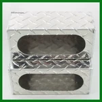 Aluminum Diamond Light Box Guard Trailer Single 6" Oval Incandescent Led 1 Pair. Fixed Price $95.25.
