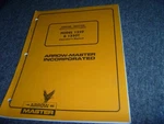 Arrow-master & 1350T Hydraulic Hammer Owner Operator Instruction Manual Xz. Fixed Price $80.07.