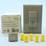 Cooper OSP10D-GY Gray Pir Dual Relay Occupancy Sensor Single Pole 3-WAY 120/277V. Fixed Price $52.24.