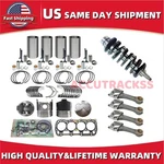 Overhaul Rebuild Kit+rod+crankshaft For Caterpillar 3024C 3024T Engine. Fixed Price $1215.05.