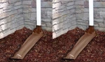 Thermwell DE46BR 46" Brown Roll Up Automatic Downspout Extenders - 2 Pk. Fixed Price $42.78.