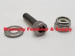 (50) 10-24X3/4 Stainless Socket Allen Head Cap Screws Bolts + Nuts & Washers. Fixed Price $19.99.