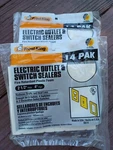 Frost King Outlet And Switch Sealers Cover Electrical 2X14 Pack. Nos. Fixed Price $22.49.