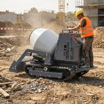 Free Shipping Concrete Mixer Truck 13.5HP B&s Gasoline Usa Stock Tracked Driven. Fixed Price $4899.00.