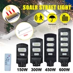 Led Solar Street Light With Pole 150W/300W/450W/600W Remote Control For Highway. Fixed Price $38.00.