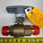 Nibco PC585-66-LF-NS Brass Ball Valve Press Ends Insulated Seal Handle T065337. Fixed Price $174.99.