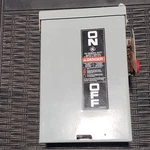 Ge Heavy Duty Safety Switch 30A 240V 3-POLE On/off Gray TGN3321R. Fixed Price $49.99.