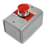 New General Electric CR104PEX11S Non-welded Sheet Metal 1-HOLE Emergency Stop. Fixed Price $39.99.
