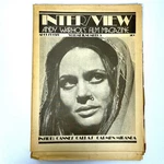 Interview: Andy Warhol's Film Magazine, Vol Ii, NO.5, August 1971, Scarce, Good.. Fixed Price $50.00.
