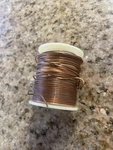 Copper Wire Spool Craft Jewelry Electrical Small Roll. Fixed Price $6.97.