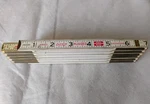 Vintage 1066D Lufkin Rugged Red End Engineers Folding Wood Ruler 10THS & 100THS. Fixed Price $10.49.