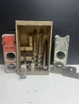 Vintage Weiser Locks Door Knob Boring Jigs Installation Kit With Bits & Guides. Fixed Price $49.99.