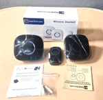 Sadotech Wireless Doorbells - 1 Transmitter 2 Receivers Black. Fixed Price $19.32.