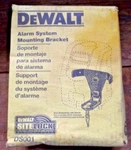 Dewalt Site Lock Alarm System Mounting Bracket DS001 For DS100 Base Unit W/ Keys. Fixed Price $13.84.