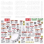 Decal Kit Fits Genie GTH-1056 Telescopic Forklift Safety Stickers 7YR Vinyl Usa. Fixed Price $239.49.