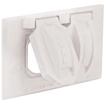 Hubbell 5180-6 Cover, Flip, Snap, 2-13/16 In 4-9/16 W, 1-GANG, Metal, Whit. Fixed Price $13.89.