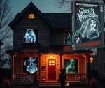 Atmosfearfx Ghostly Apparitions Halloween Digital Decoration Dvd. Fixed Price $24.99.