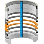 AH149842 Dozer Angle Lift Cylinder Seal Kit Fits John Deere 450G 550G 650G. Fixed Price $49.35.