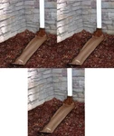 Thermwell DE46BR 46" Brown Roll Up Automatic Downspout Extenders - 3PK. Fixed Price $52.97.