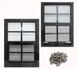 Neatiease Pack Shed Windows 12X18 Flush Mount W/screen Tempered Glass. Fixed Price $54.99.