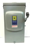 Nos Square DU-323-RB General Duty Safety Switch 240VAC Amp. Fixed Price $299.99.