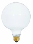 Satco S3004 130-VOLT 150-WATT G40 Medium Base Light Bulb, Gloss White. Fixed Price $29.58.