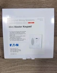 Eaton Mini Master Keypad ESWAB1200 White Structured Wiring Solutions Talk/mute. Fixed Price $20.99.