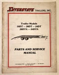 Interstate 18DT 20DTA 24DTA Trailer Illus. Parts & Service Manual Book. Fixed Price $19.99.