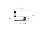 Fhc 0D544DU Showcase Pull - Dark Black/bronze Anodized. Fixed Price $106.40.