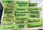 Vintage Hy-ko Script Style Black House Numbers Rustproof Many Available. Fixed Price $13.99.