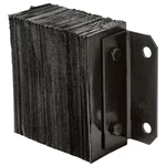 12" W X 10" 4-1/2" Guardian Horizontal Laminated Rubber Dock Bumper. Fixed Price $89.99.