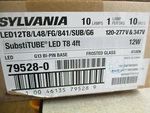 Sylvania Tubes Substitube LED12T8/L48/FG/841/SUB/G6 79528 4FT 12W 4100K. Fixed Price $49.99.