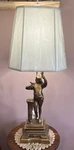 Vintage Art Nouveau Bronze Roman/greek Scultpture By Granitex Lamp. Fixed Price $120.00.