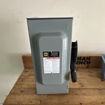 Square H362RB Heavy Duty Safety Switch 60A 600V 3-POLE Surface Mount. Fixed Price $315.00.
