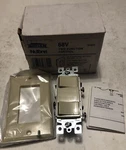 Broan-nutone 120-VOLT Decorator Style Ivory 2-FUNCTION Rocker Switch P68V. Fixed Price $17.44.