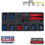 Sealey Premier Tool Tray Ratchet Crimper 325 Assorted Insulated Terminal Set. Fixed Price $110.21.