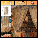 Boho Macrame Curtain - Handwoven Wall Hanging Art For Doorway & Window, 59" X. Fixed Price $67.99.