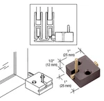 Crl D812DU Duranodic Bronze Low Profile Deck Catch For Pass-thru Windows. Fixed Price $8.66.