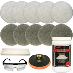 Tin Oxide Bundle For Lapidary Materials With Backer. Fixed Price $115.90.