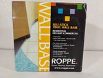 Self-stick Vinyl Wall Cove Black HC40C51S100 Trim Baseboard , Roppe New 20'. Fixed Price $25.19.