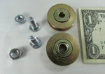 2-PK Genuine Cr Laurence 1-1/4" Ball Bearing Grooved Patio Door Rollers D-1502. Fixed Price $11.99.