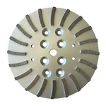 10 In. Diamond Grinding Disc Plate For Floor Grinders, 20 Turbo Segments, #30/40. Fixed Price $238.06.