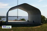 Steel Factory Residential Carport P25X30X13 Pitched Roof Boat Cover Building Kit. Fixed Price $7950.00.