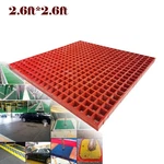1PIECE Fiberglass Grating Panel 31.9"*31.9"*1.5" Red Frp. Fixed Price $139.00.